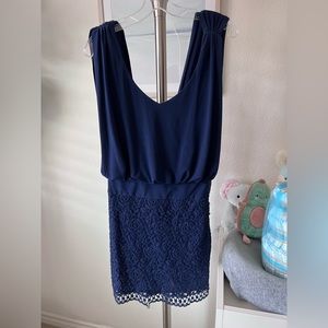 Laundry by Shelli Segal, size 0 blue dress